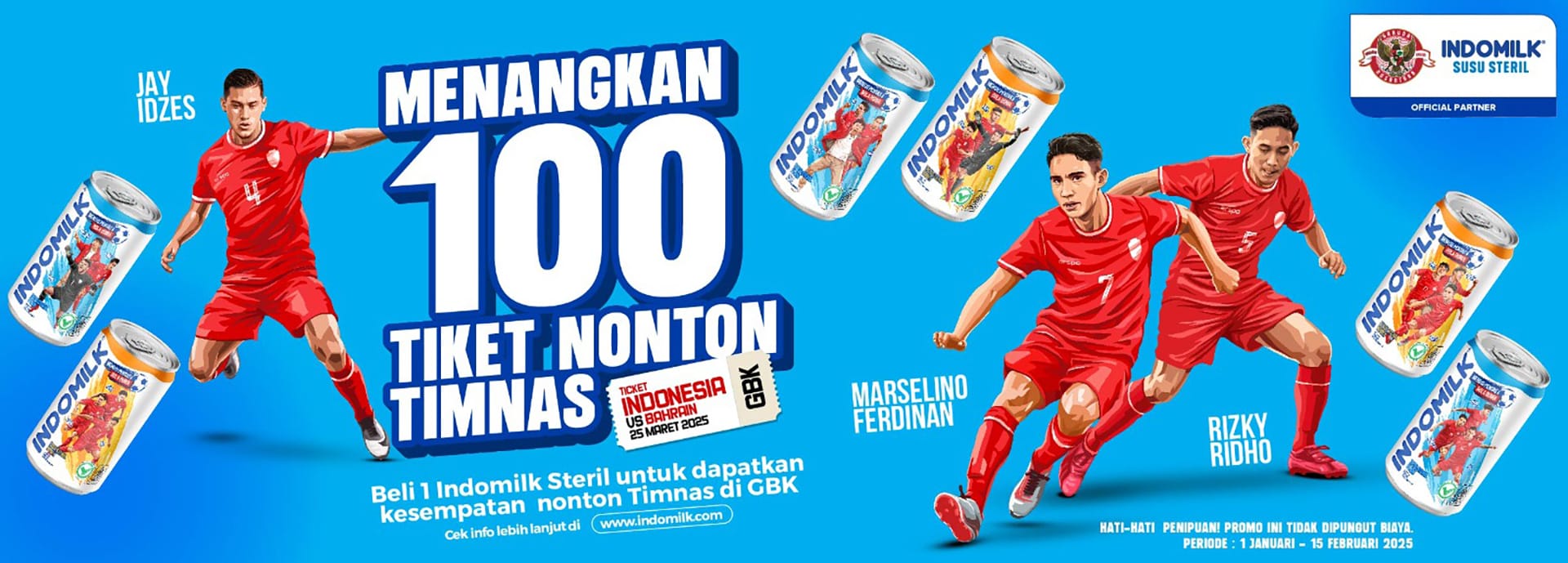 INDOMILK STERIL X TIMNAS