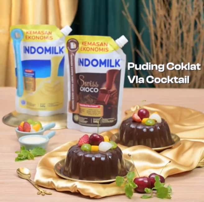 Puding Coklat Vla Cocktail