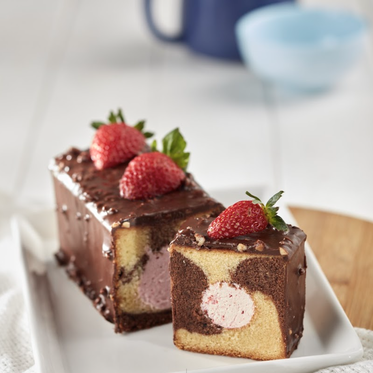 Marble Cake Siram Cokelat