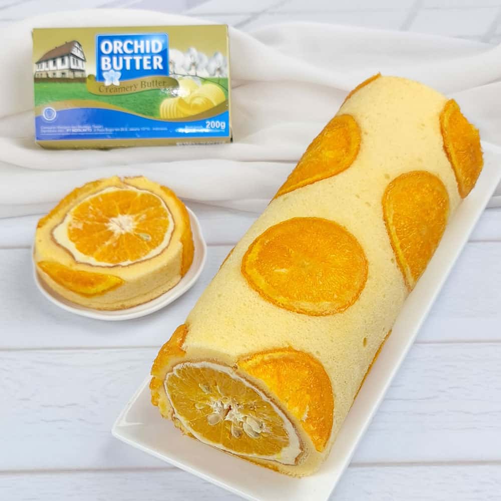 Orange Roll Cake