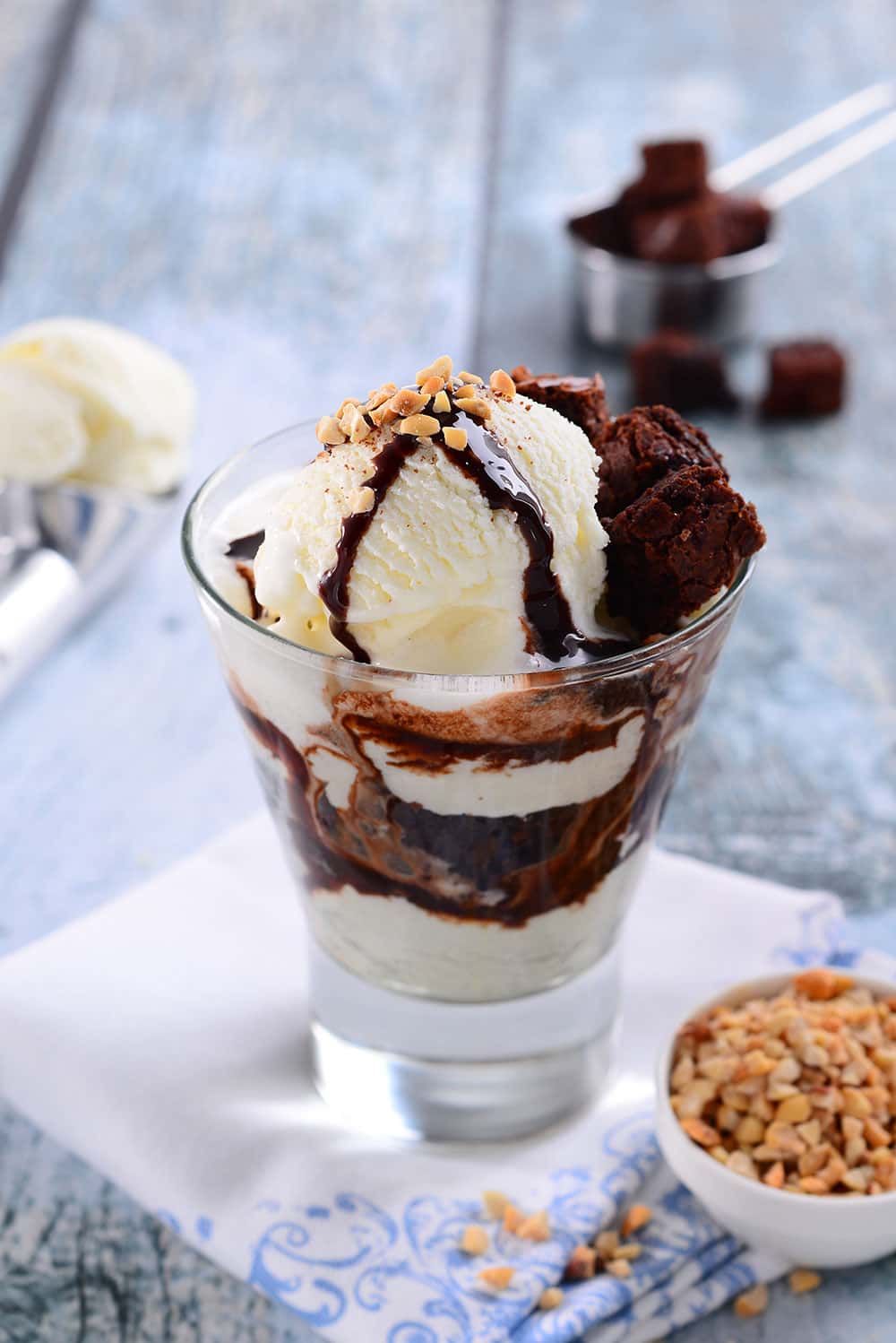 Choco Brownies Parfait