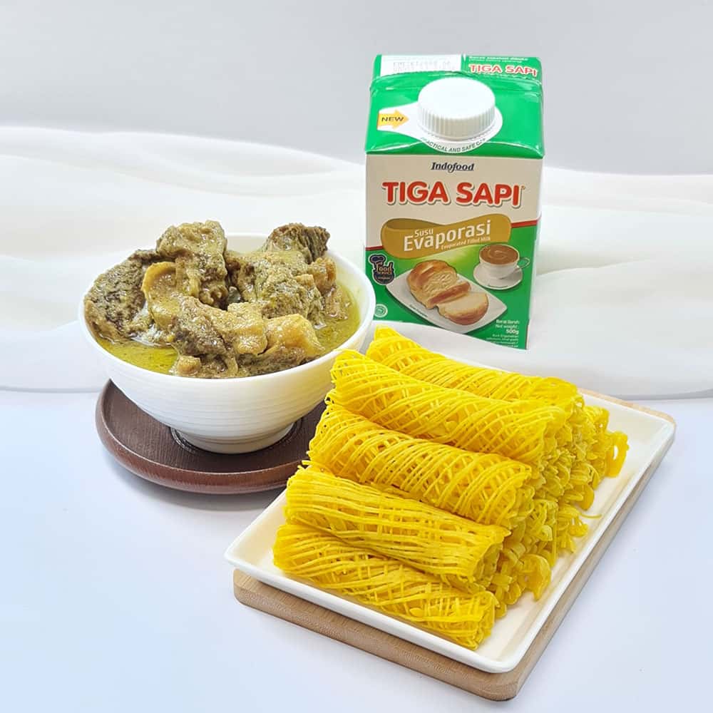 Roti Jala Kari Kambing